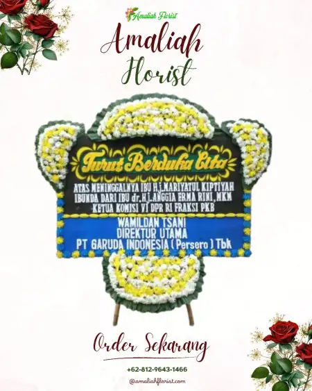 Papan Bunga Duka Outdoor Wedding Sentul